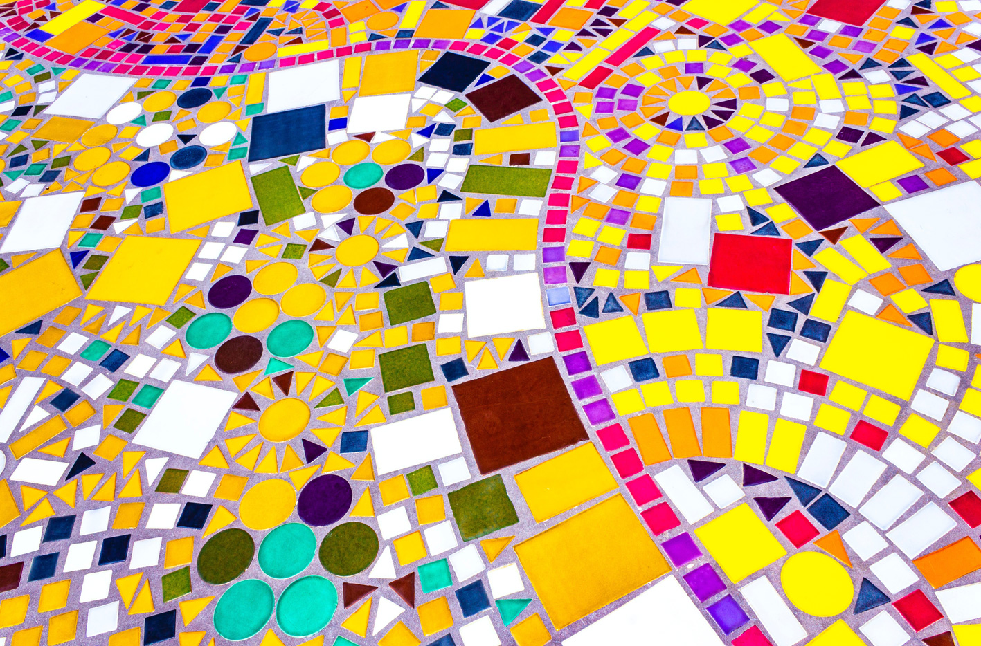 Mosaikfliesen Wege